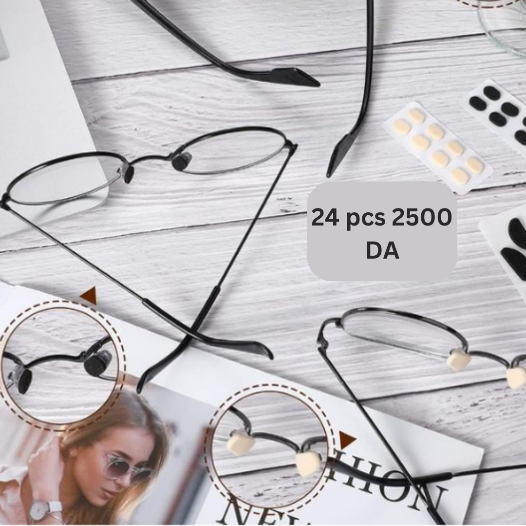 24 pcs 2500 DA لاصقات أنف للنظارات