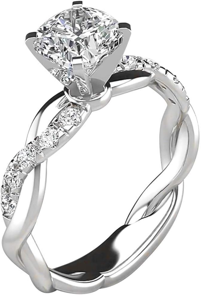 خاتم اللانهاية بالزركون 💍