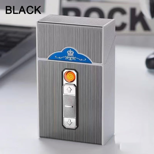 علبة السجائر الذكية مع ولاعة USB