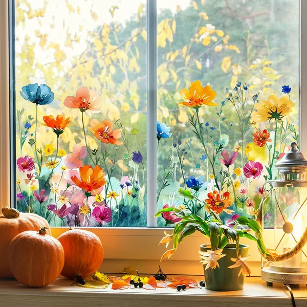 (قطع 02)ملصقات نوافذ المنزل 💐