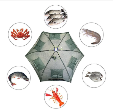 شبكة صيد السمك الأوتوماتيكية والقابلة للطي