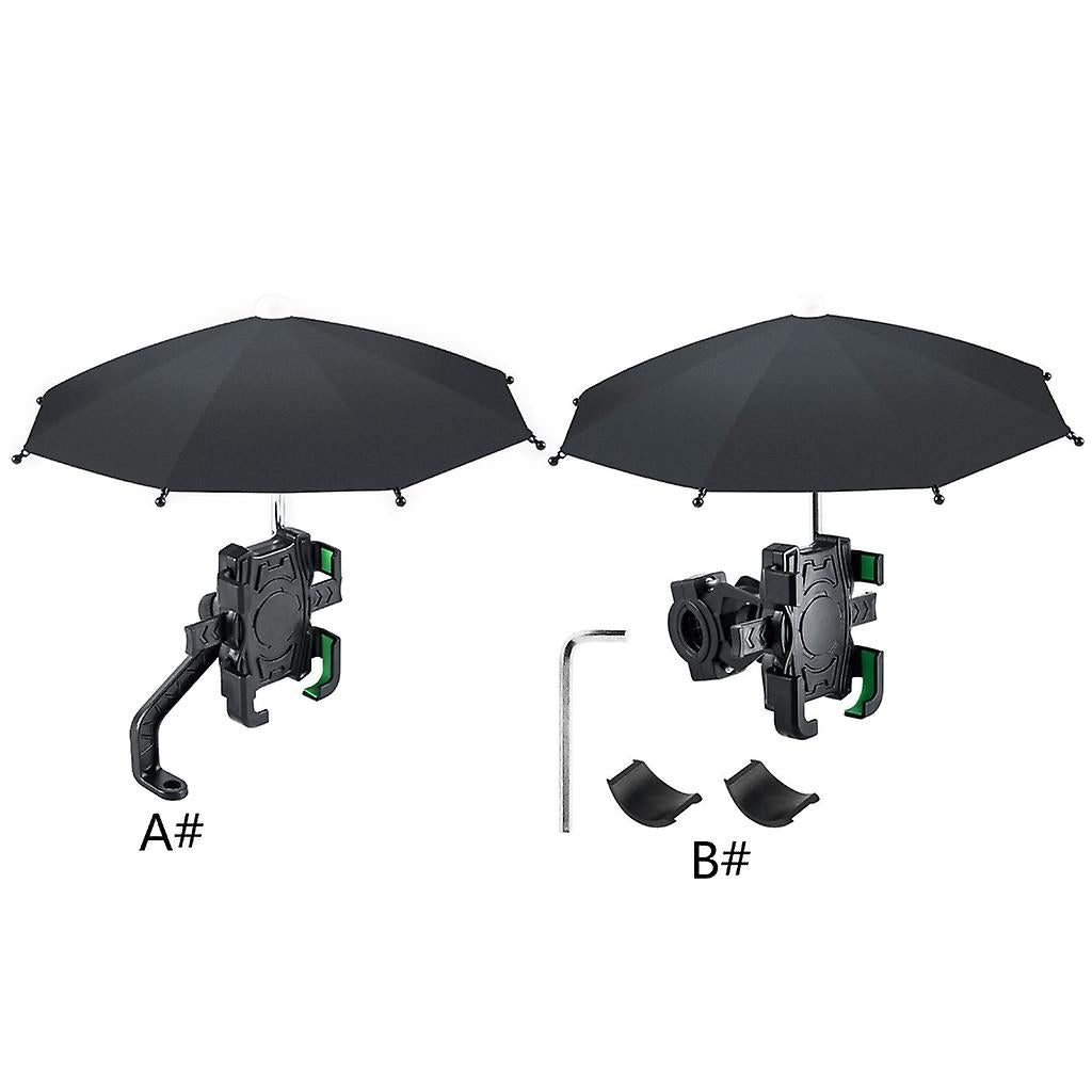 حامل هاتف للدراجة مع مظلة