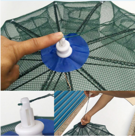 شبكة صيد السمك الأوتوماتيكية والقابلة للطي