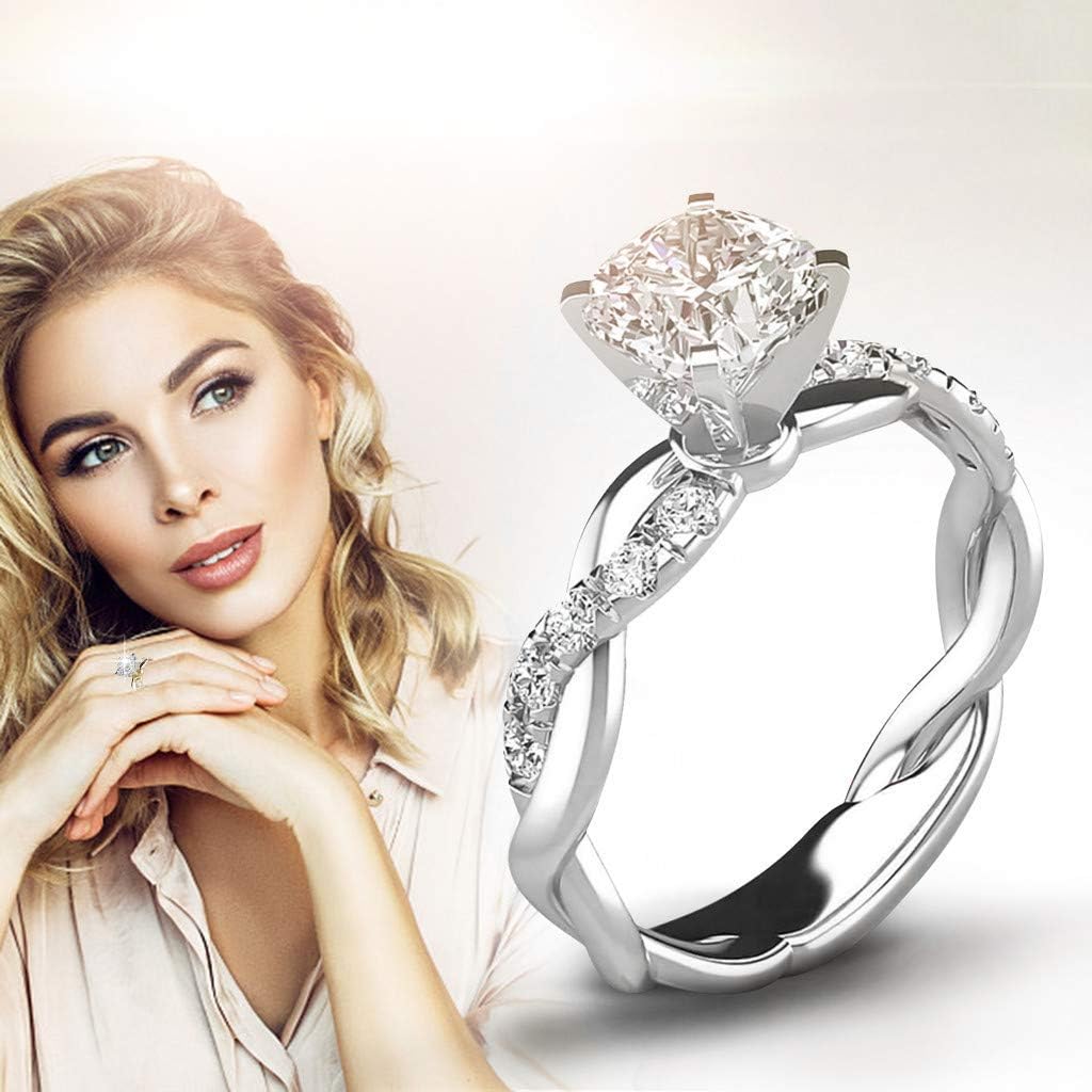 خاتم اللانهاية بالزركون 💍