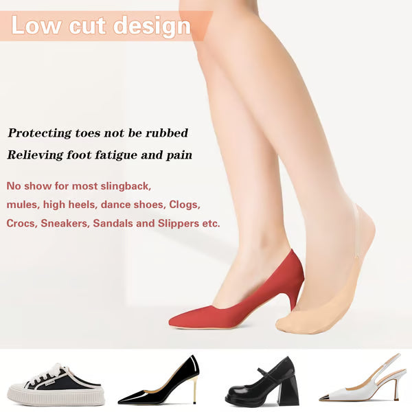 جوارب أعلى أصابع القدم (04 أزواج)