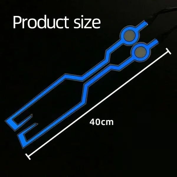 ضوء خوذة دراجة نارية LED