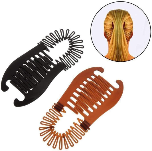 2PCS marron et noir 2500 DA  مشبك شعر
