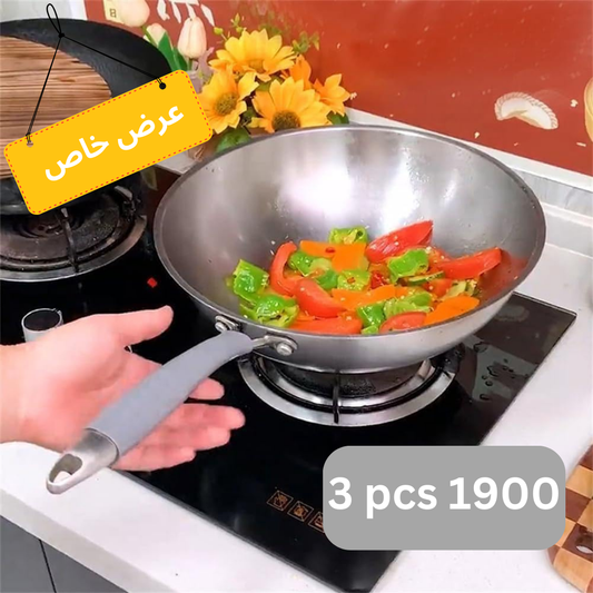 3 pcs 1900 غطاء سيليكون عازل للحرارة لمقبض المقلاة أو القدر