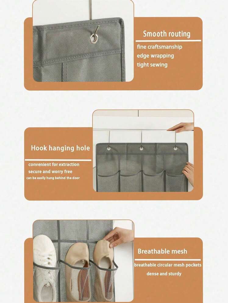 منظم أحذية شبكي معلق