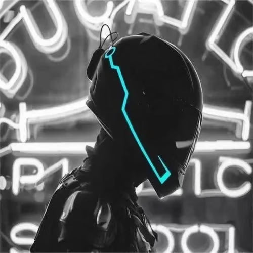 ضوء خوذة دراجة نارية LED